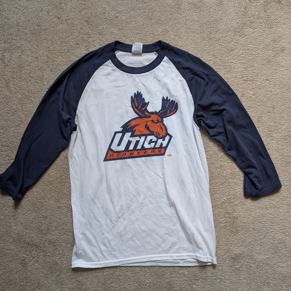 Port and Company Long Sleeve Tee with Moose Graphic